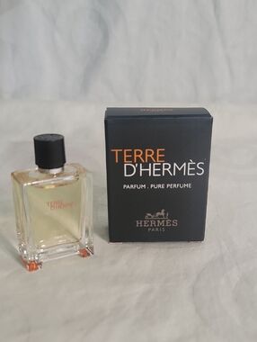 Hermès Terre d'Hermès  - Black & Orange Box with Clear Bottle